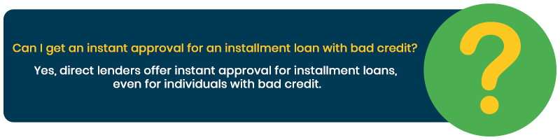 instant approval for an installment loan