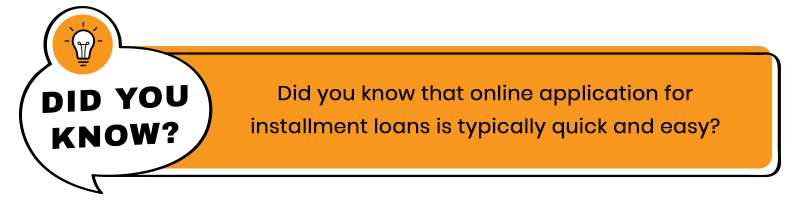 online application for installment loans
